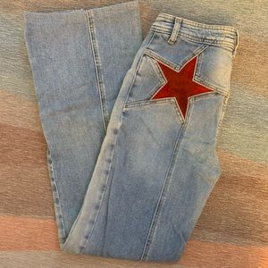 Free people star flare jeans